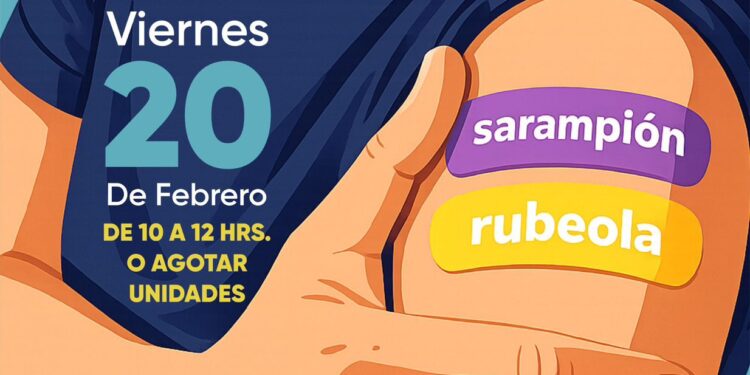 Convoca Paola Delgadillo a jornada de vacunación gratuita para prevenir sarampión y rubéola