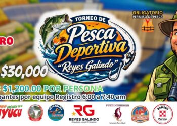 Invitan al Primer Torneo de Pesca Deportiva “Reyes Galindo”