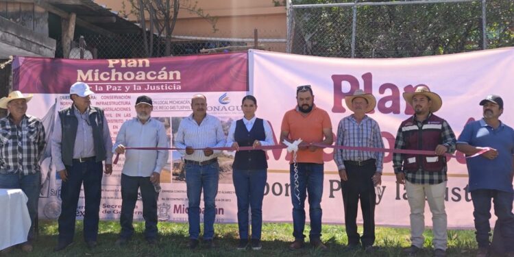 Conagua rehabilita infraestructura de riego en 6 municipios del oriente michoacano