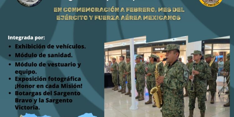 Ejército Mexicano y Guardia Nacional hacen una invitación a la población en general para asistir al Concierto Musical y Exposición Militar en Uruapan