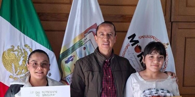 Reconoce Julio César Conejo Alejos talento infantil en concurso “México a través de mi Bandera”