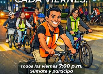 Impulsa Alma Mireya González Sánchez las rodadas familiares para fortalecer la convivencia en Quiroga