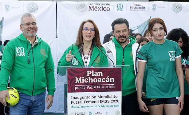 Dio inicio el Mundial Social IMSS, estrategia que promueve la activación física, el deporte y la sana convivencia, en el marco de la Copa Mundial FIFA 2026.