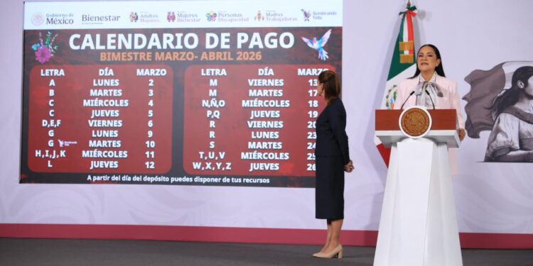 Inicia pago de bimestre marzo-abril de Programas para el Bienestar: Ariadna Montiel