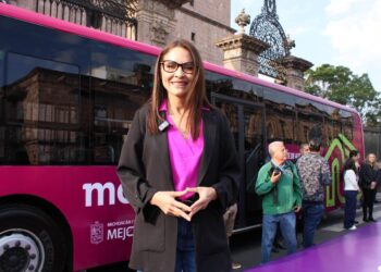 Reconoce Nalleli Pedraza compromiso del Gobierno de Michoacán con la movilidad